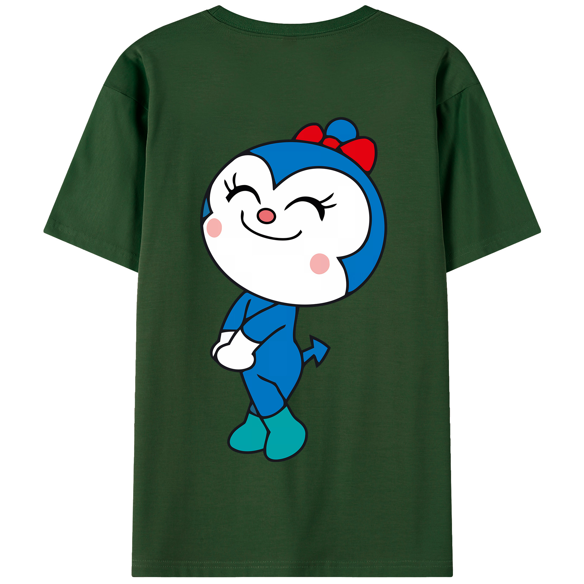 （画像用） アンパンマン Anpanman 綿100％半袖Tシャツ（背面プリント）